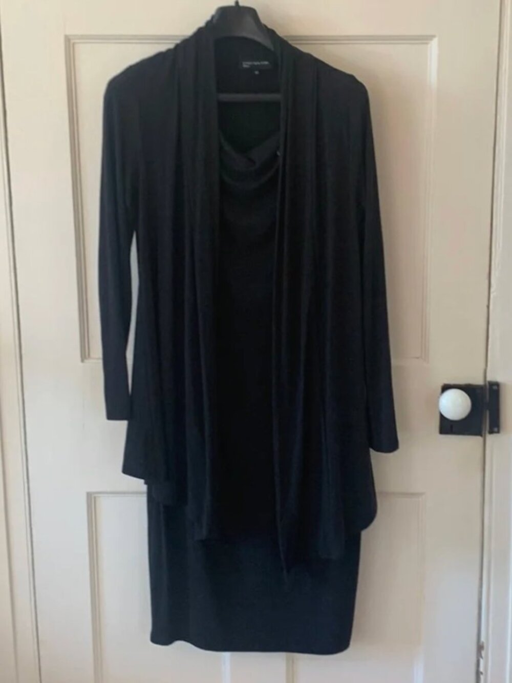 Jones New York Dress, Size 10 Dark Gray. Two pieces attached.